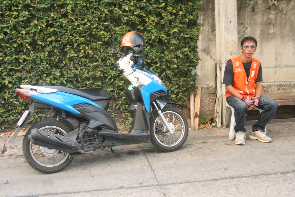Motorbike taxi in Thailand